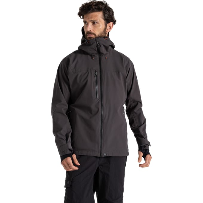 Craghoppers Heren Richmond Stretch Waterdichte Jas (Koolstofgrijs)