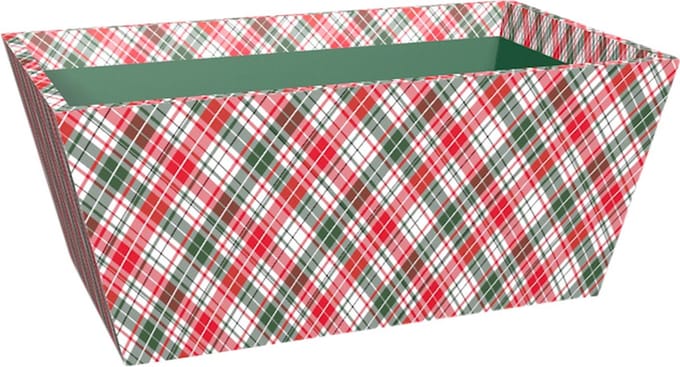 Dekoratief | Bakje 'Classic Check', 24x14x10cm | A245699