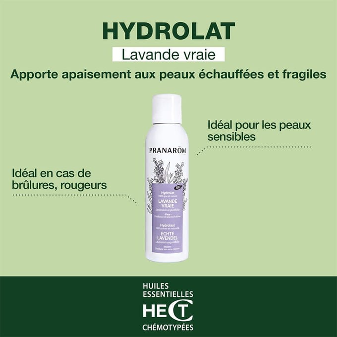 Pranarom - Echte lavendel hydrolaat - Bio - 150 ml