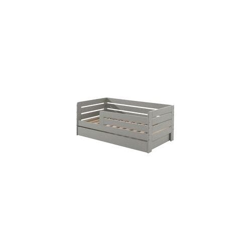 Jaxx juniorbed met lade Tod horizontale spijl Grey unisex