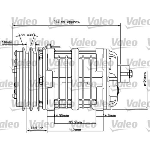 Airco-compressor VALEO 815837