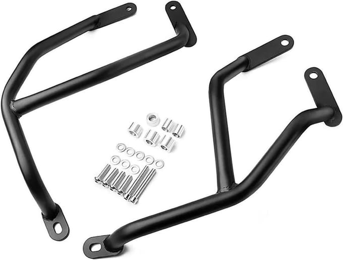 Motor Beschermbeugel - Crash Bar Set - Motor Bescherming - Stalen Constructie - 1 Paar - Zwart
