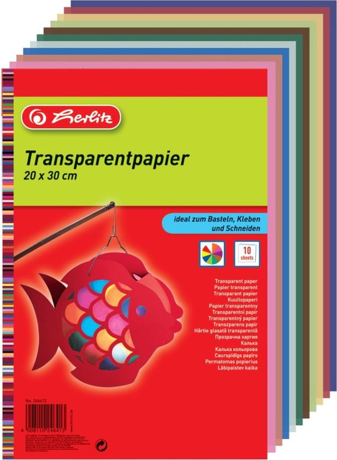 Herlitz Transparentpapier 20x30cm 10 Pag.