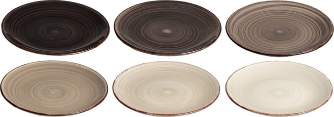 Studio Tavola Ontbijtborden Vintage Loft ø 19 cm - 6 stuks
