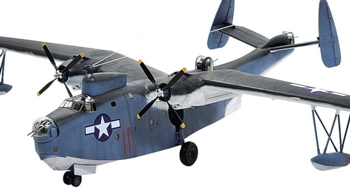 Schaalmodel Vliegtuig 1/72 USN PBM-5A Mariner (Meerkleurig)