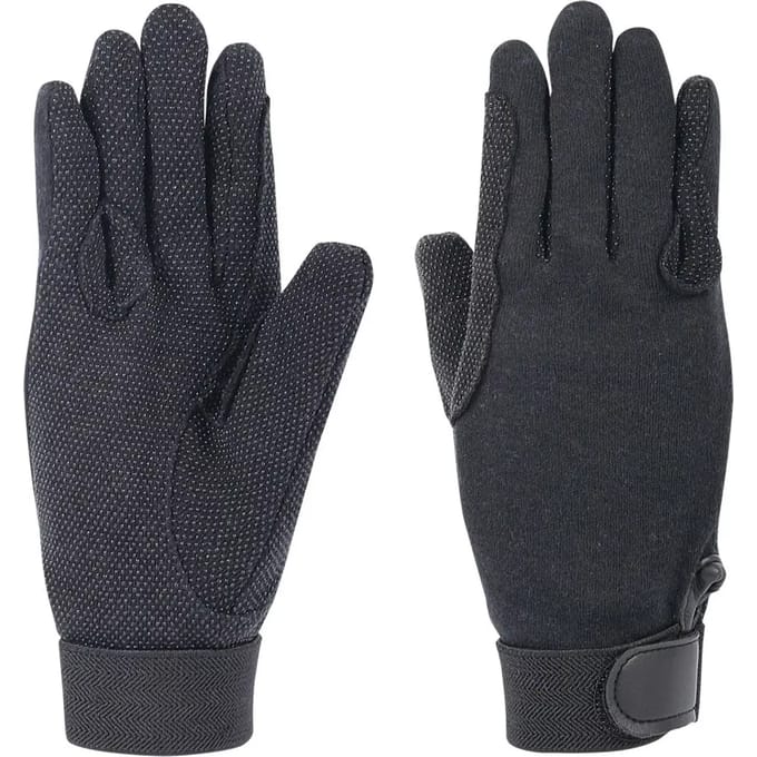 Harry's Horse - Handschoenen Katoen - Zwart - Maat M