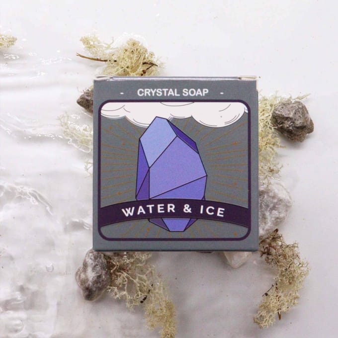 zeep - kristallen - elementair - water - cadeau tip