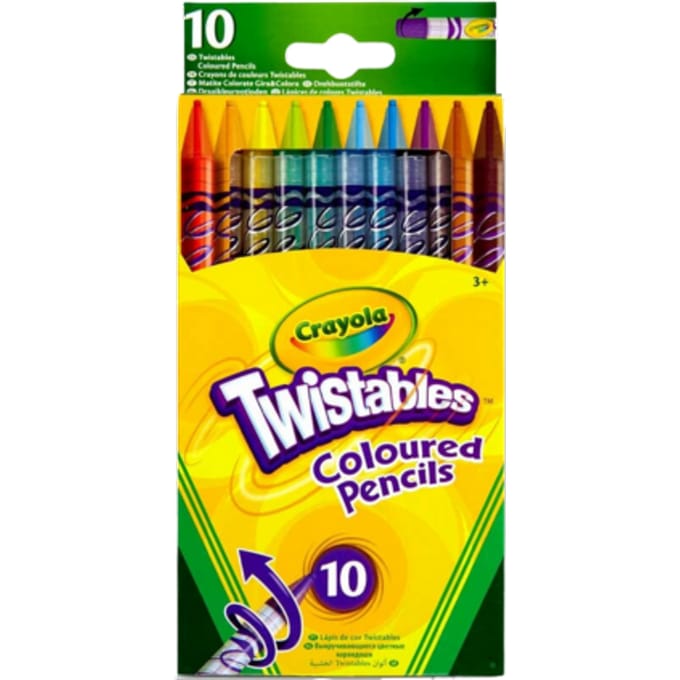Crayola Twistables Kleurpotloden - 10 stuks