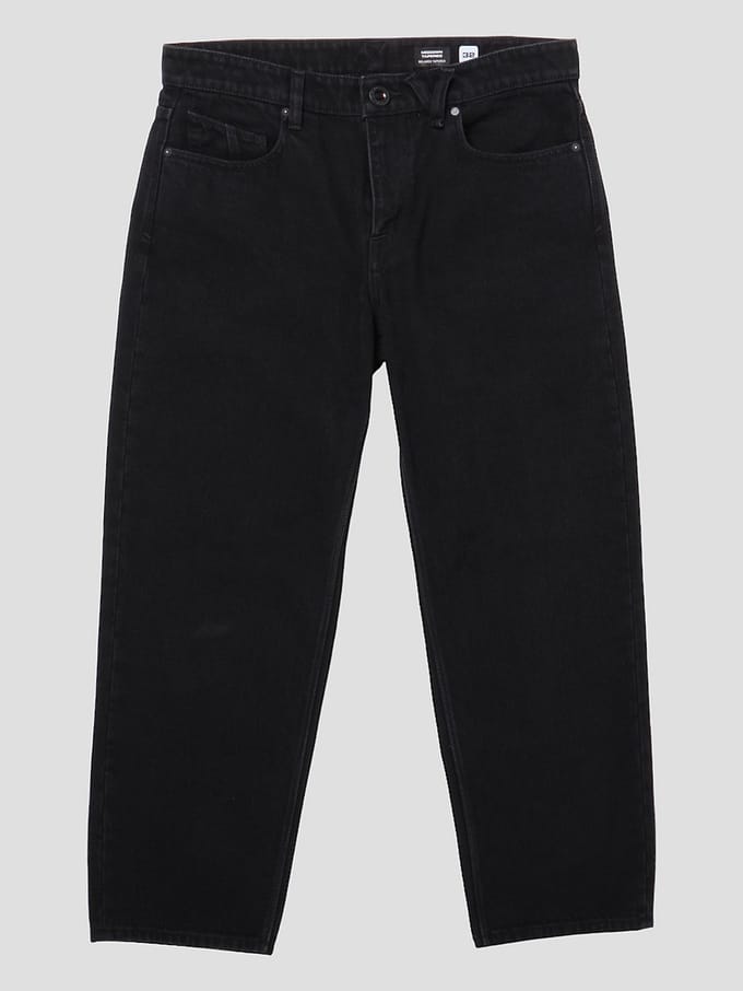 Volcom Modown Tapered Denim Jeans zwart
