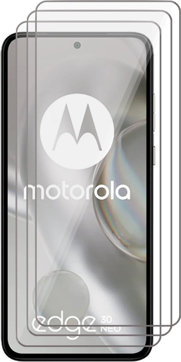 Screenprotector geschikt voor Motorola Edge 30 Neo - 3x Glas Screen Protector