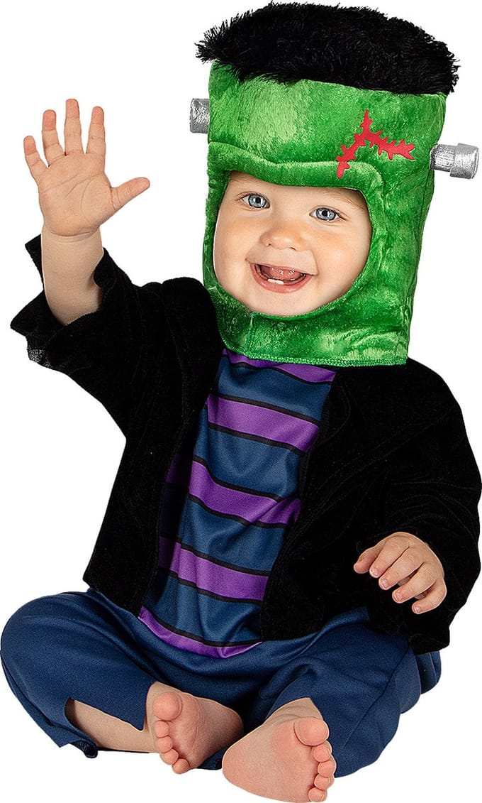 FUNIDELIA Frankenstein Kostuum voor baby - Maat: 69 - 80 cm
