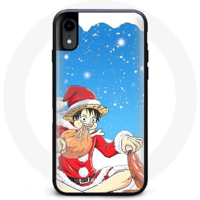 Coque pour Iphone XS Max Anime One Piece Luffy Le jour de Noël 2023