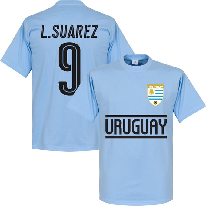 Uruguay L. Suarez 9 Team T-Shirt - S
