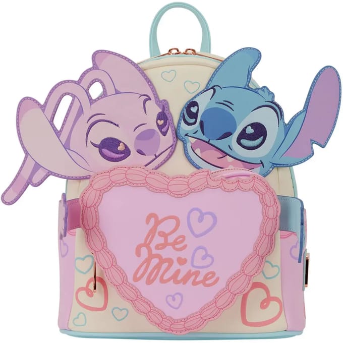 Lilo & Stitch - Disney Mini rugzak - Loungefly - Lilo & Stitch Be Mine - meerkleurig