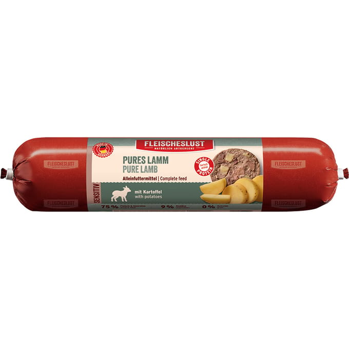 Fleischeslust Sensitiv 6 x 800 g - Pure Lam met Aardappelen