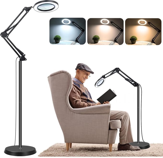 Loeplamp - Loeplampen - Loeplamp met Led Verlichting - Loep Lamp