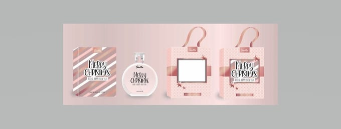 SENTIO FEESTDAGEN PINK - Merry Christmas - Eau de Parfum in Giftbag 50ml