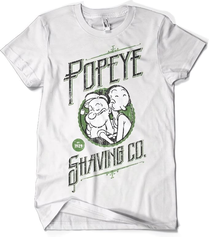 Popeye's Shaving Co T-shirt White