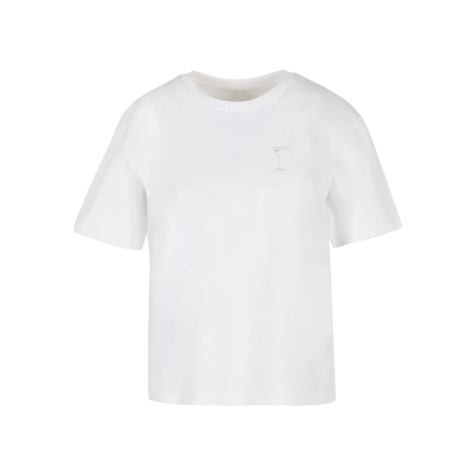 Dames-T-shirt Miss Tee Sip Smile