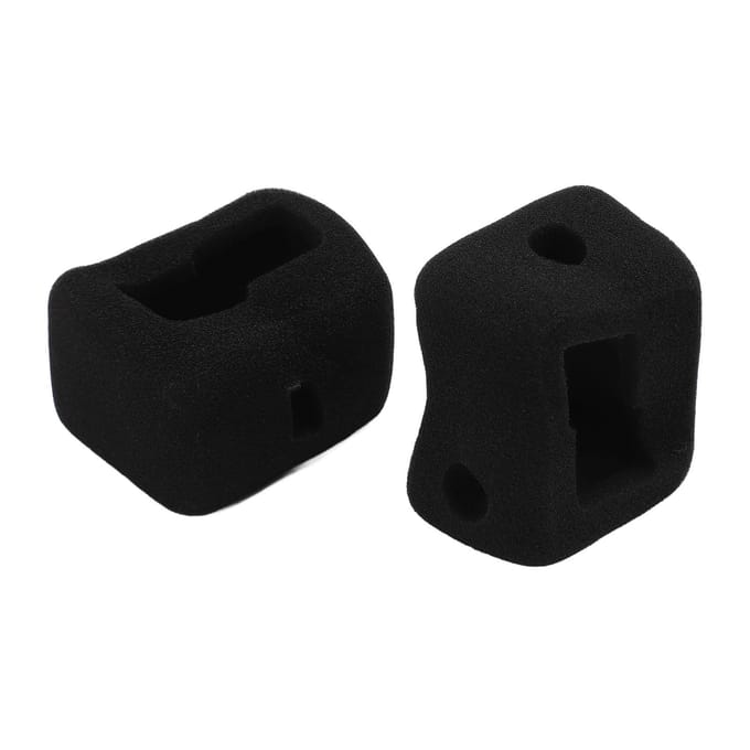 2 Stuks Windscherm Cover Windruis Vermindering Vervormingsbestendig Windscherm Behuizing Frame Case voor black