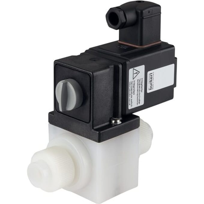 Magneetventiel NC PVC EPDM 0-0.5bar/7psi 24VAC/DC 131 501498