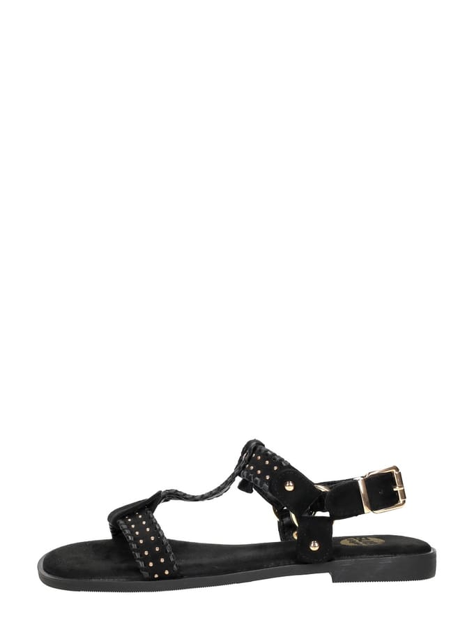 SUB55 Sandalen Plat Sandalen Plat - zwart - Maat 43
