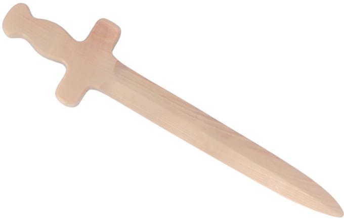 Houten zwaard Normandisch - lengte 45 cm