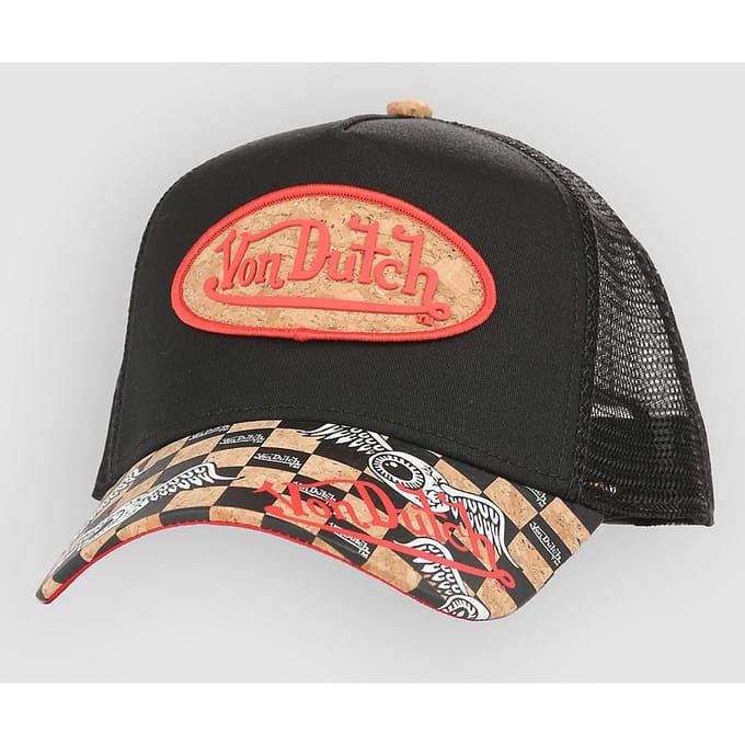 Von Dutch Corked Trucker Cap zwart
