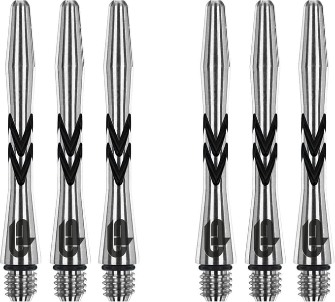 Dartpijlen Stengels Aluminium V-Groove - Professionele Grip en Balans