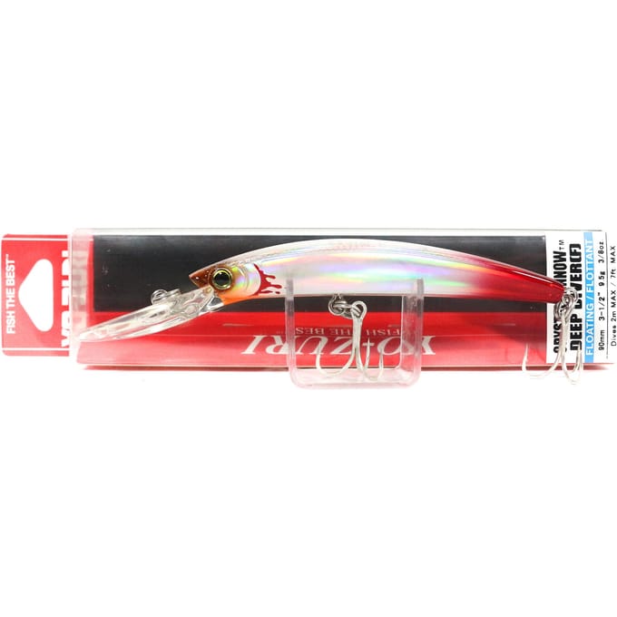 Yo Zuri Crystal Minnow DD 90 mm drijvend kunstaas R1134-HBGS (2318) black