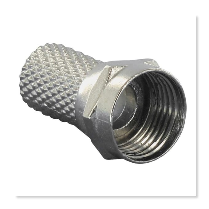 QL coax f-wartel 5mm 6 stuks