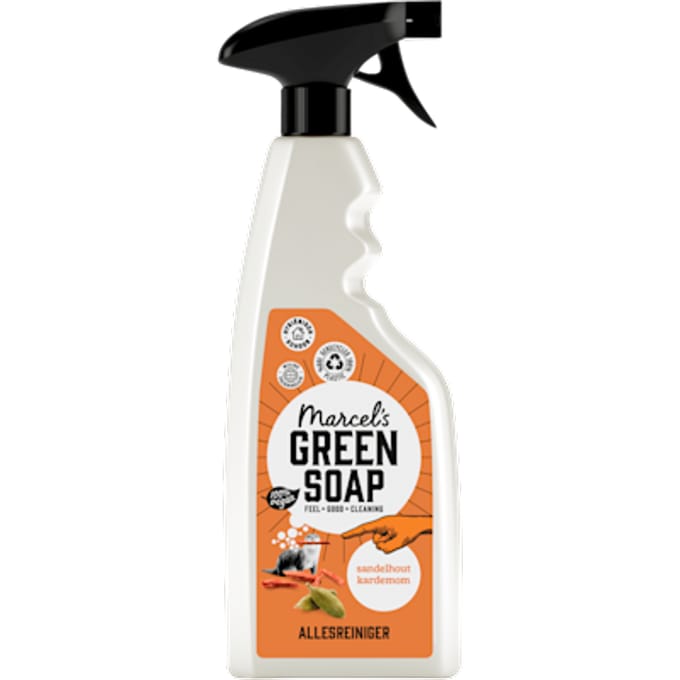 Marcel's Green Soap Allesreiniger Spray - Sandelhout & Kardemom - 6 x 500ml