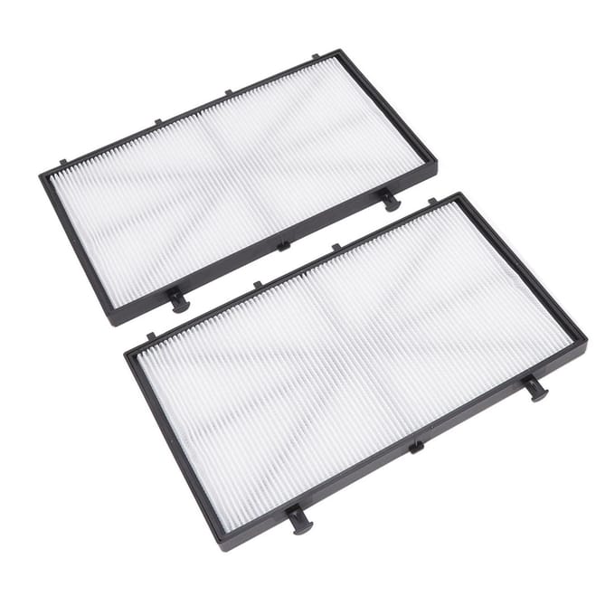 2 stuks Robot Zwembadreiniger Filterpatroon PP PET Actieve Kool Ultrafijn Patroonfilter white