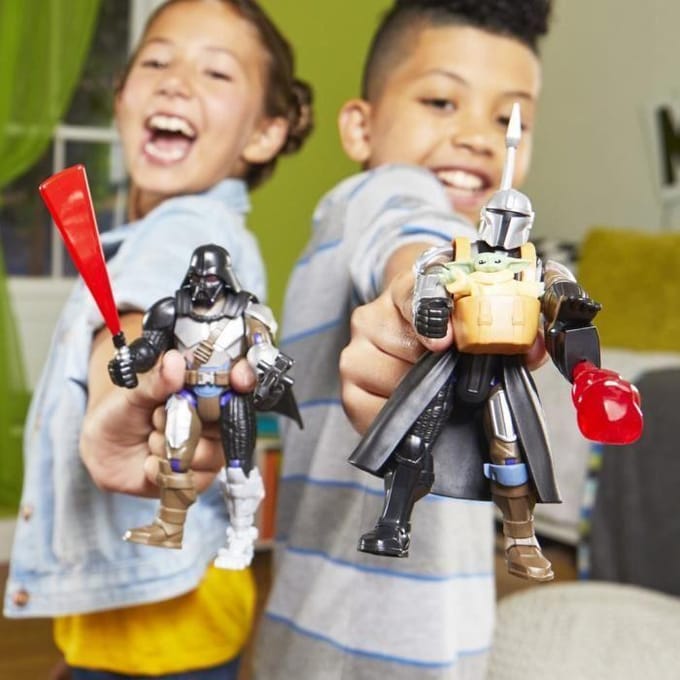 Beeldje Hasbro Star Wars Mix Mashers The Mandalorian & Grogu