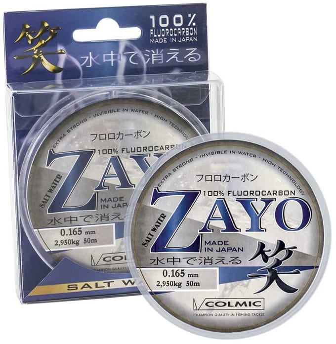Colmic Zayo Flurocarbon 50 M Zilver 0.185 mm
