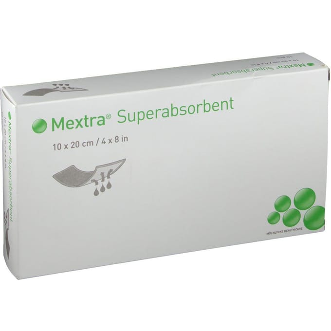 Mextra Superabsorbent Nf 10,0x20,0cm 10 610720