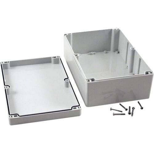 Hammond Electronics 1554VAGY Universele behuizing 240 x 160 x 90 ABS Grijs 1 stuk(s)