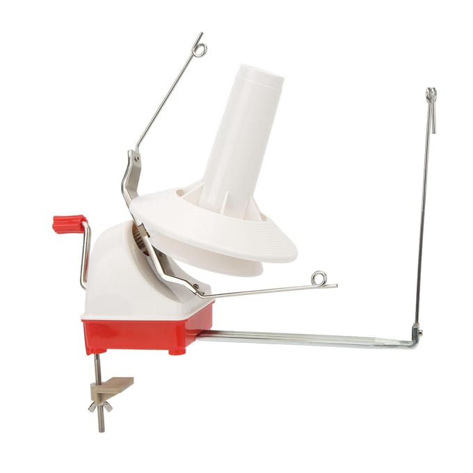 Garenbolwinder Huishoudelijk Handmatig Handbediend Winder Machine met Desktop Bevestigingsplaat white