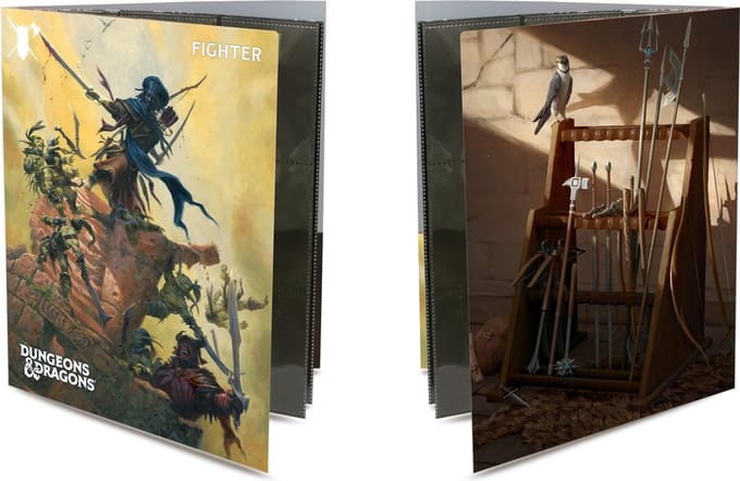 UP - Class Folio with Stickers for Dungeons & Dragons - Fighter