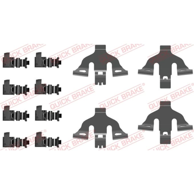 Toebehorenset, schijfremblok QUICK BRAKE 109-0092