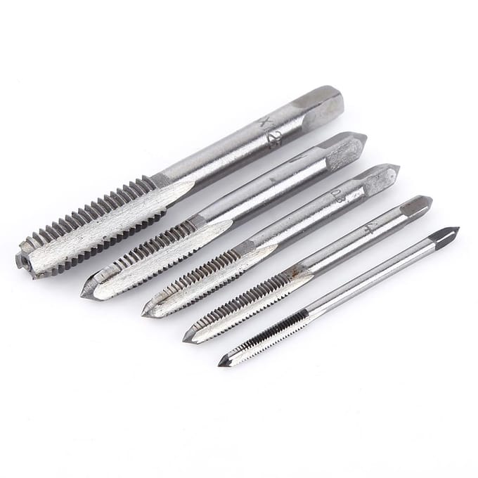Verstelbare Ruimer Tap Sleutel Set met Metrische Schroefdraad M3 4 5 6 8 Inzet Schroef Tappen gray