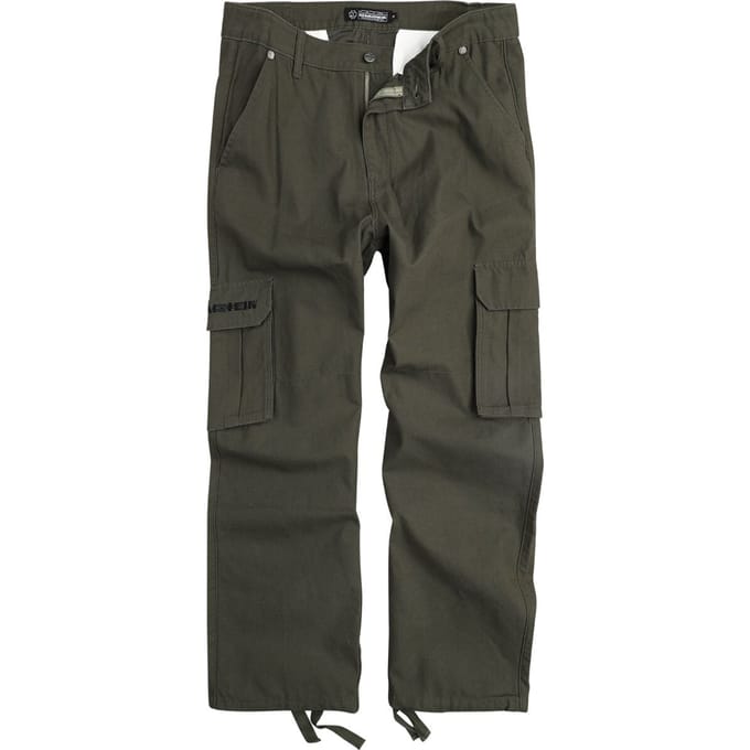 Rammstein Cargobroek - Hallomann - S tot 3XL - voor Mannen - kaki