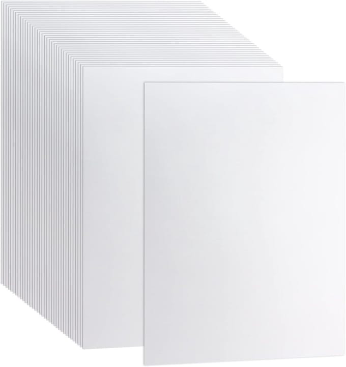 Extra dik wit karton papier A4 250 g/m² voor printer, kopiëren en knutselen - 100 vellen