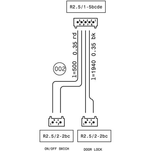 AEG kabel, deur 140071311033