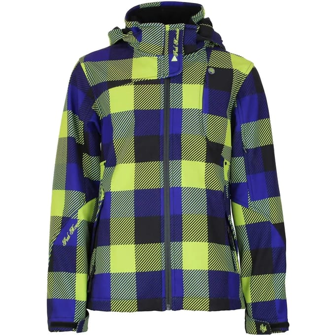 Meisjes softshell jas met print Peak Mountain Gaveny