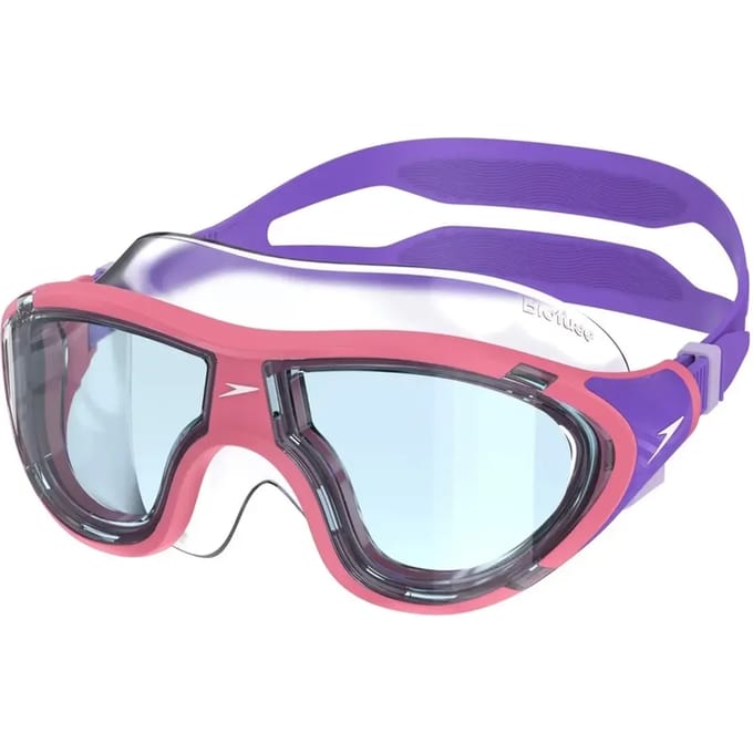 Speedo zwembril Biofuse 2.0 junior roze UV-bescherming comfort.