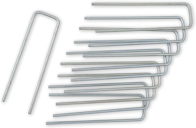 CRLYN® Gronddoekpennen - Worteldoek Pennen - Zilver