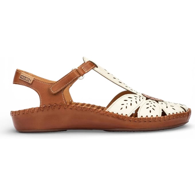 Pikolinos Sandaal P Vallarta 655 0841C1 Apple Licht Groen Cognac Combi