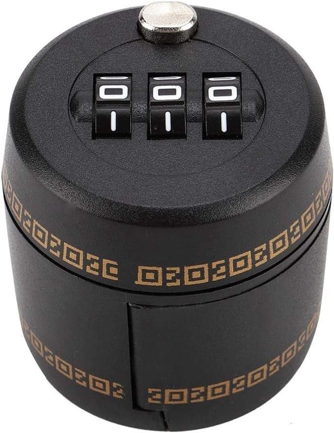 Allecta - Plastic Fles Met Digit Code Combinatie Lock Voor Cam Kabinet - Veiligheid en Beveiliging