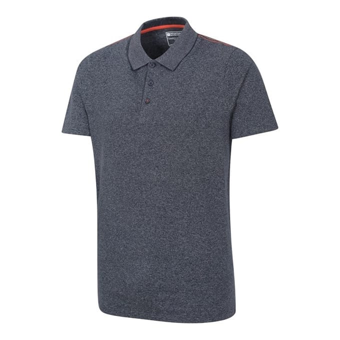 Mountain Warehouse Heren Cordyline getextureerd poloshirt (Marine)